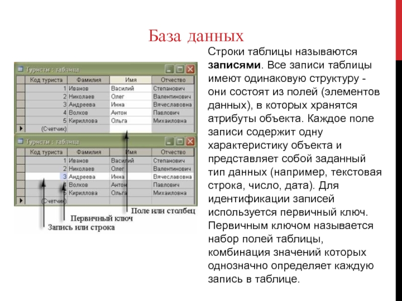 Определите количество строк таблицы. Атрибуты поля в базе данных. Строка в базе данных называется. Строка в таблице базы данных это. Полем в базе данных называют.