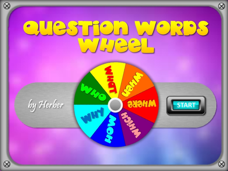 Spin Wheel Question Words