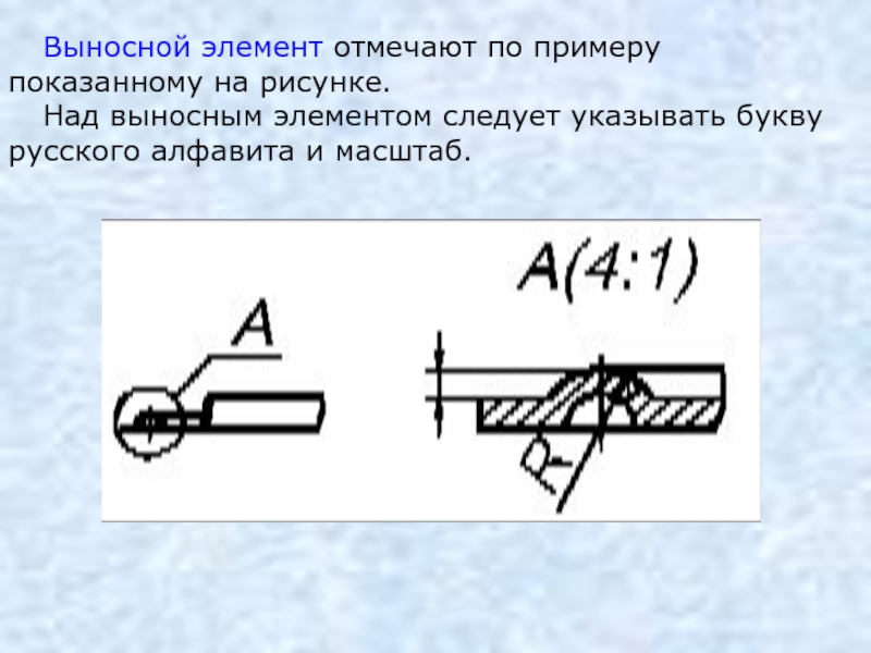 Отметьте элементы. Выносной элемент. Выносные элементы букв. Выносной элемент изображен на рисунке .... Примеры выносных элементов.