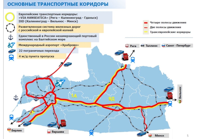 Карта транспорта калининграда