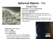 Spherical Objects - The Final Part