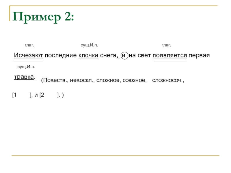 Синтаксический разбор предложения снега. Повеств невоскл. Повеств невоскл сложное. Синтаксический разбор предложения исчезают. Повествов невоскл сложн союзн.