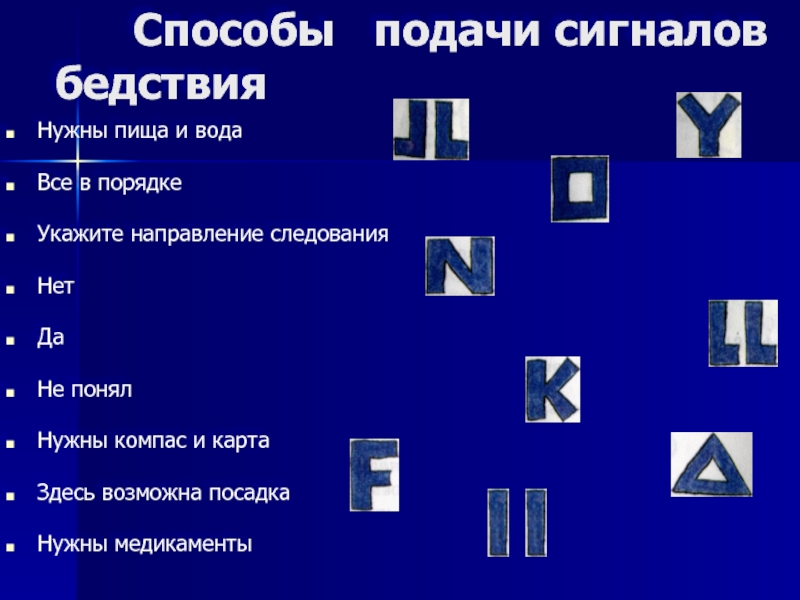 Подай сигнал бедствия