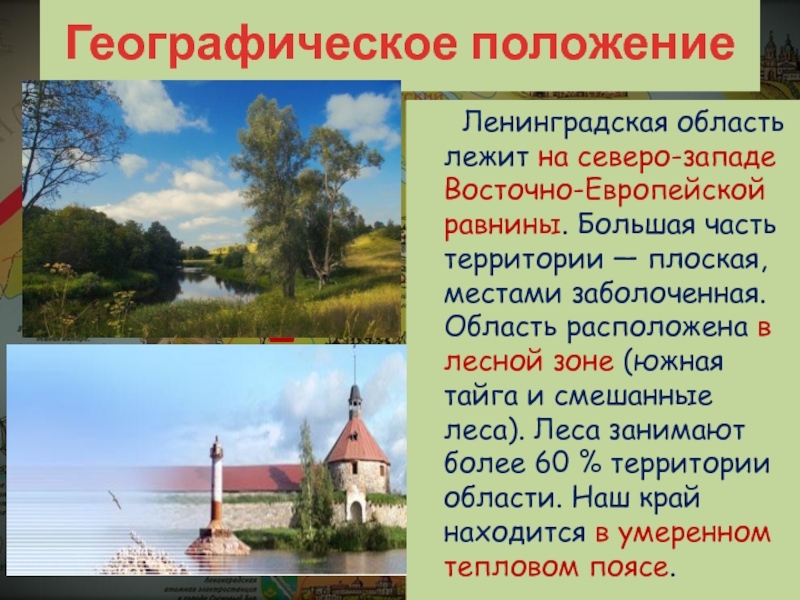 Поверхность ленинградской области для 2 класса по окружающему миру рисунок