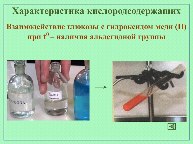 Кислородсодержащие органические соединения презентация по химии