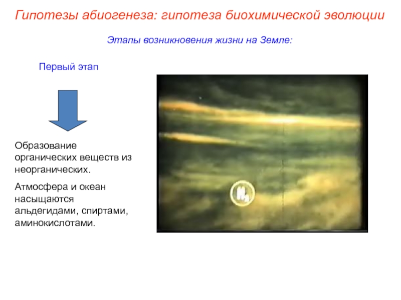 Развитие представлений о происхождении жизни на земле презентация