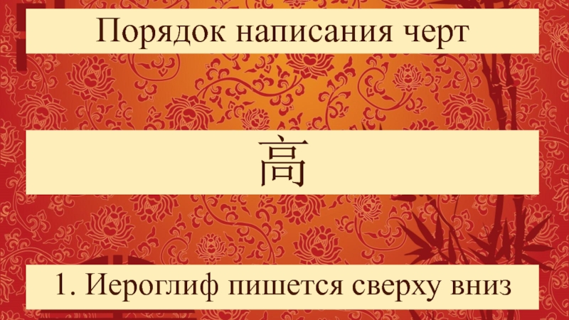 Татары писали сверху вниз. Порядок написания черт в иероглифе ты. Порядок написания черт слова урок. Какой язык пишется сверху вниз.