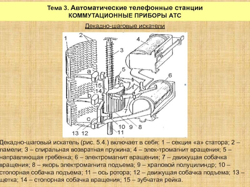 Шаговый искатель схема