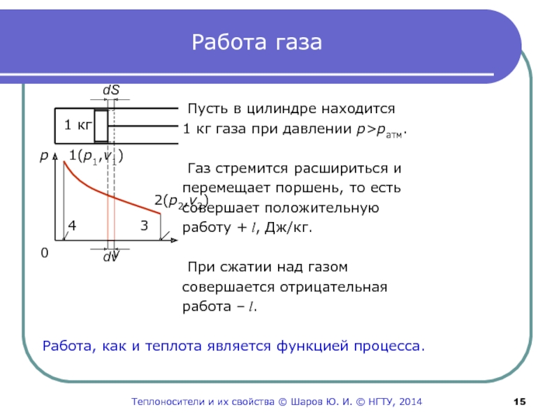 Давление перемещение газа