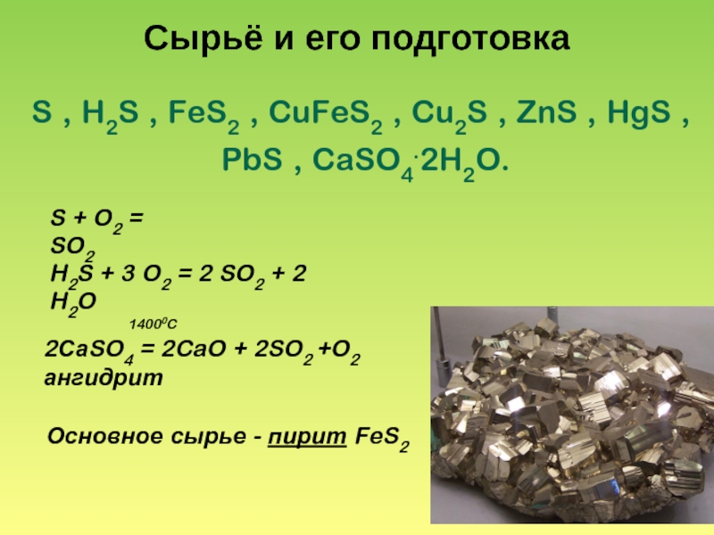 So2 cao. Cufes2 разложение. Пирит+so2. Fes2 so2. Сырье для производства серной кислоты.