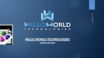 Hello world technologies
Rahim Yar Khan
www.hwryk.com
1