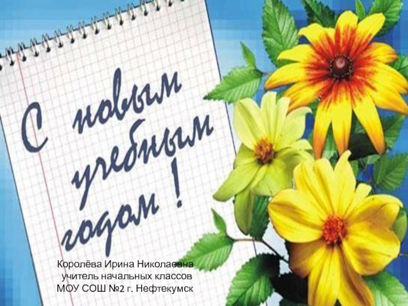 Королёва Ирина Николаевна
учитель начальных классов
МОУ СОШ №2 г. Нефтекумск