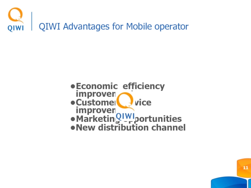 QIWI Advantages for Mobile operator