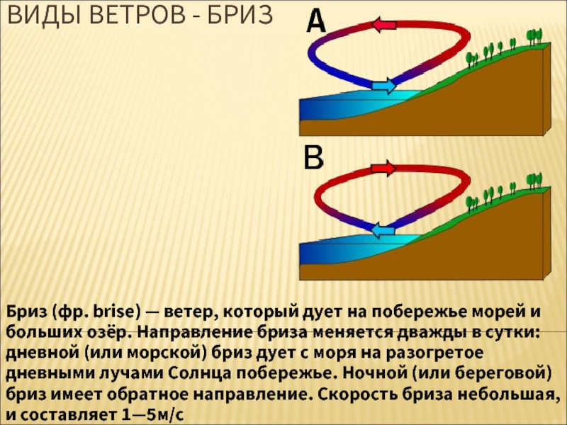 Типы ветров презентация