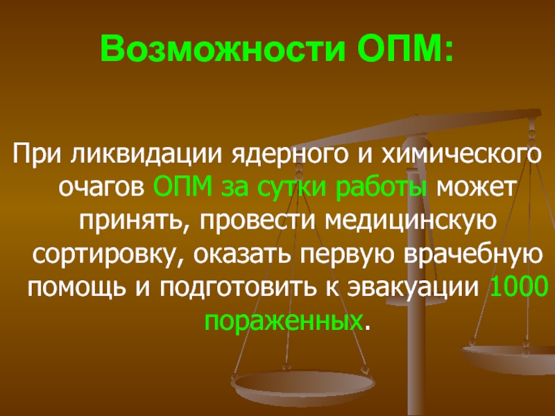 Поразить возможность