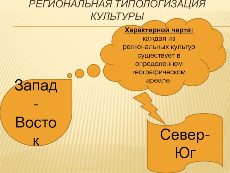 Виды региональных культур