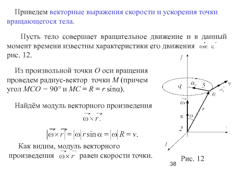 Расстояние между точками вектора