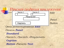 Пример создания приложения Edit Panel Button 