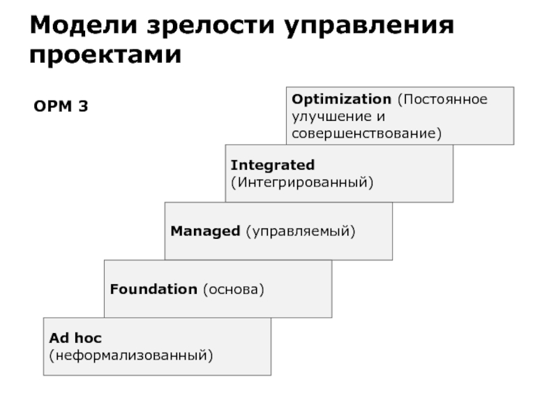 Зрелость проекта это