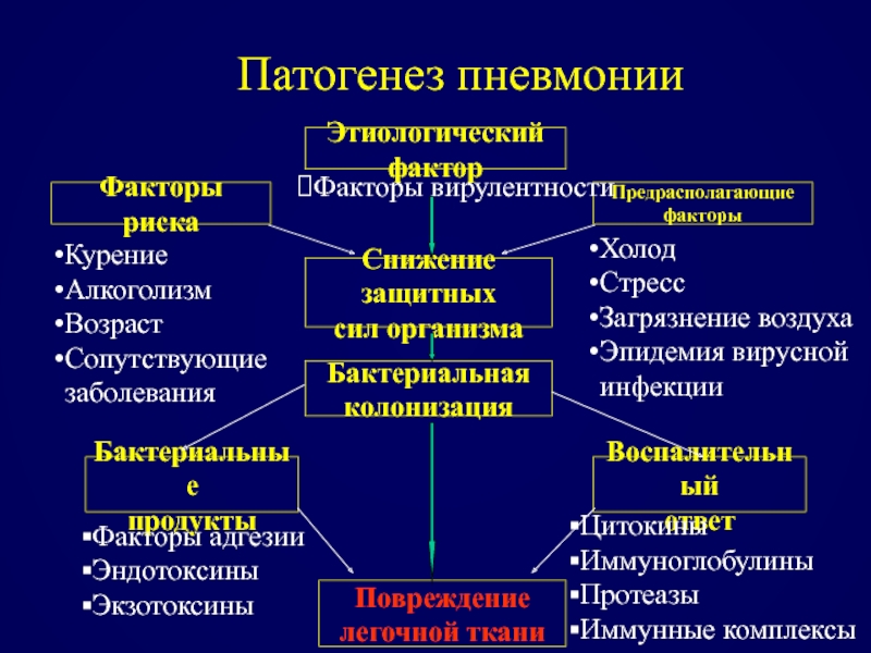 Фактор ткани. Механизм развития пневмонии. Патогенез пневмонии кратко. Патогенез пневмонии схема. Этиология пневмонии.