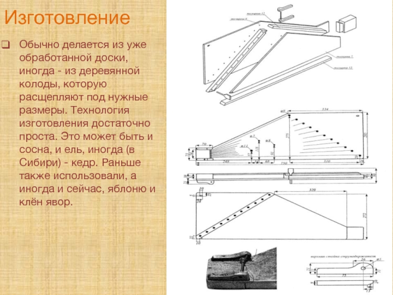 Гусли своими руками чертежи