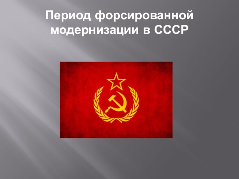 Период форсированной модернизации в СССР