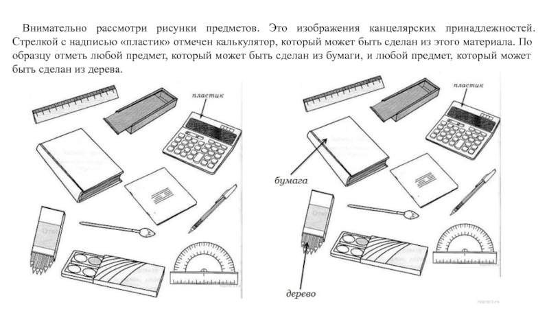 Рассмотрите рисунки назовите предметы