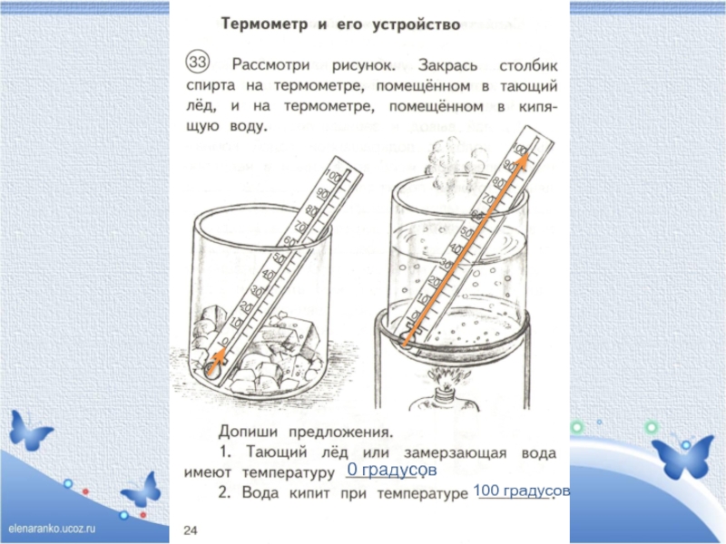 Рассмотри рисунок и ответь на вопросы сколько градусов показывает термометр