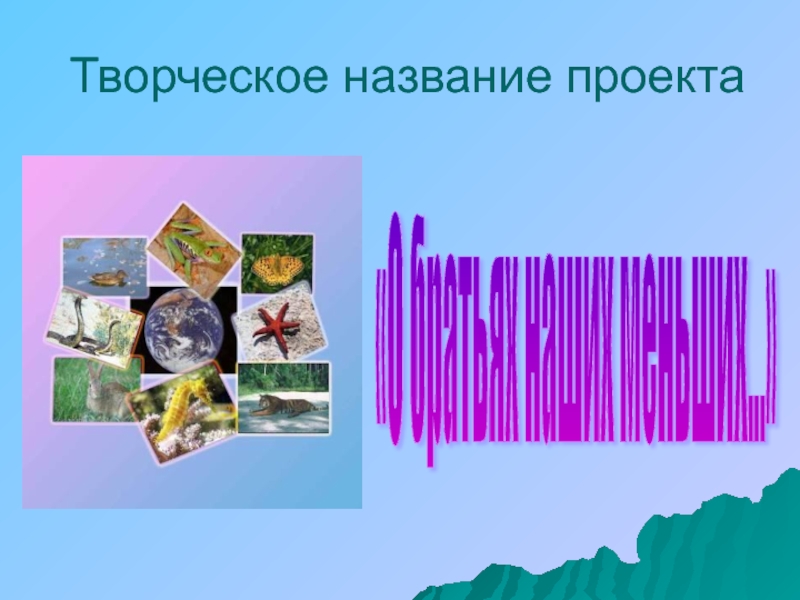 Аттестационная работа. Методическая разработка по выполнению проекта "Необходимы