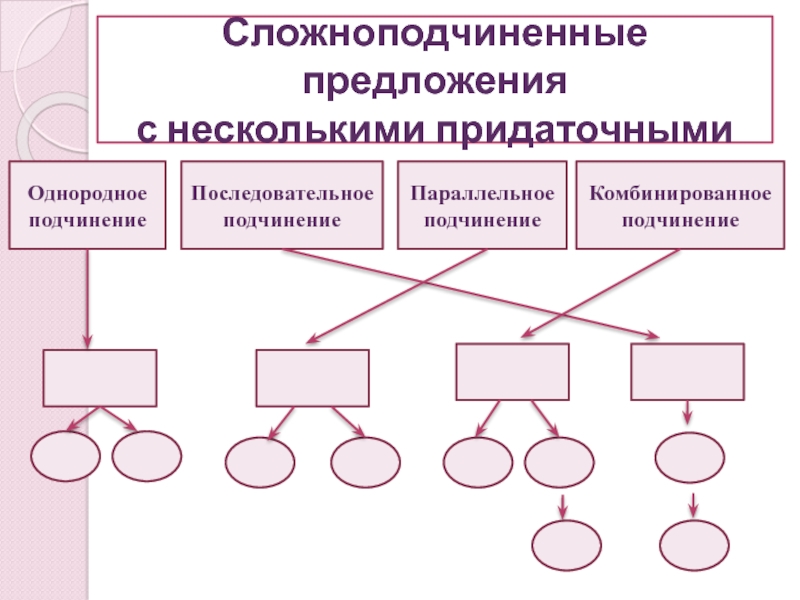 Сложноподчиненное предложение параллельное подчинение придаточных