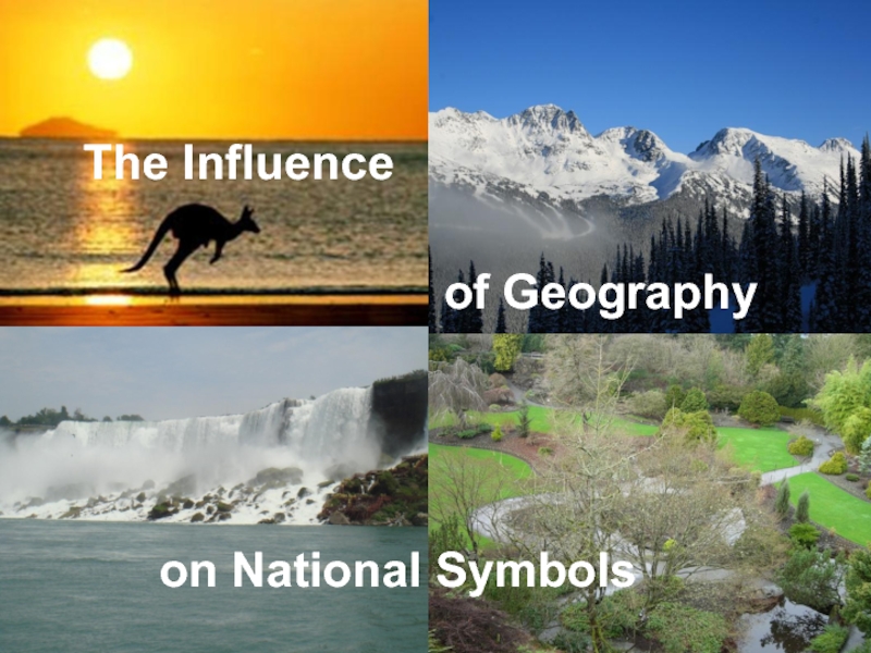Презентация The Influence of Geography on National Symbols