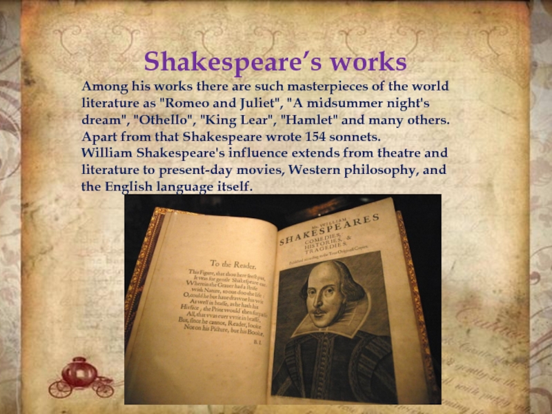 Реферат: William Shakespeare Most Famous Of All English