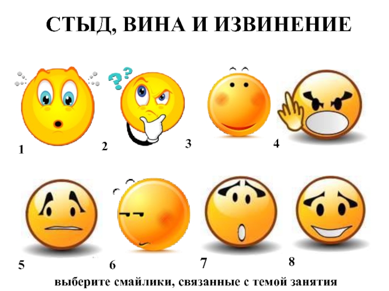 Стыд, вина, извинения 5 класс