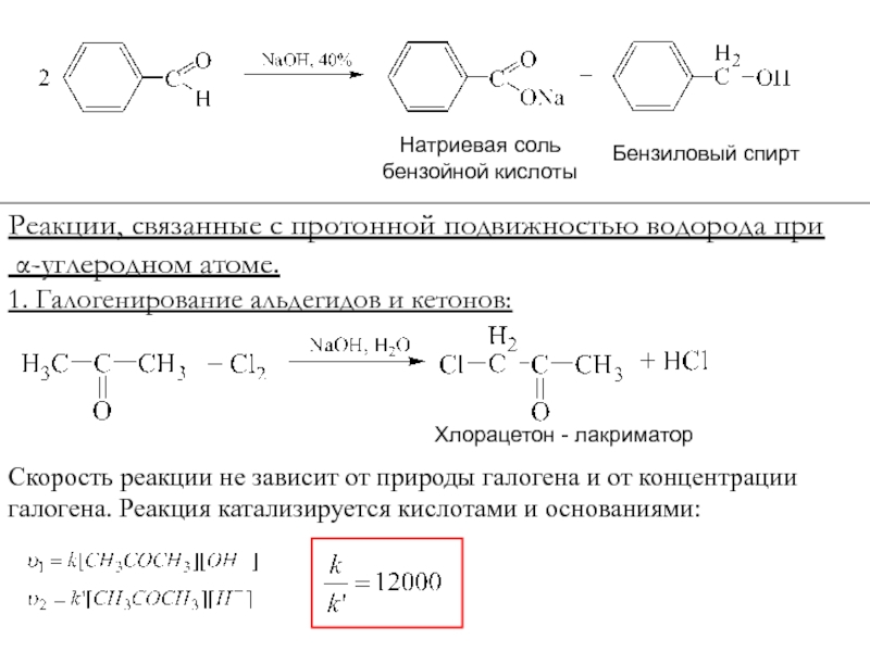 Галогенирование сложных эфиров