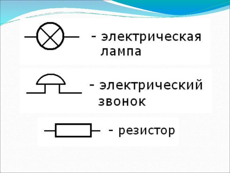 Графическое изображение электрической цепи