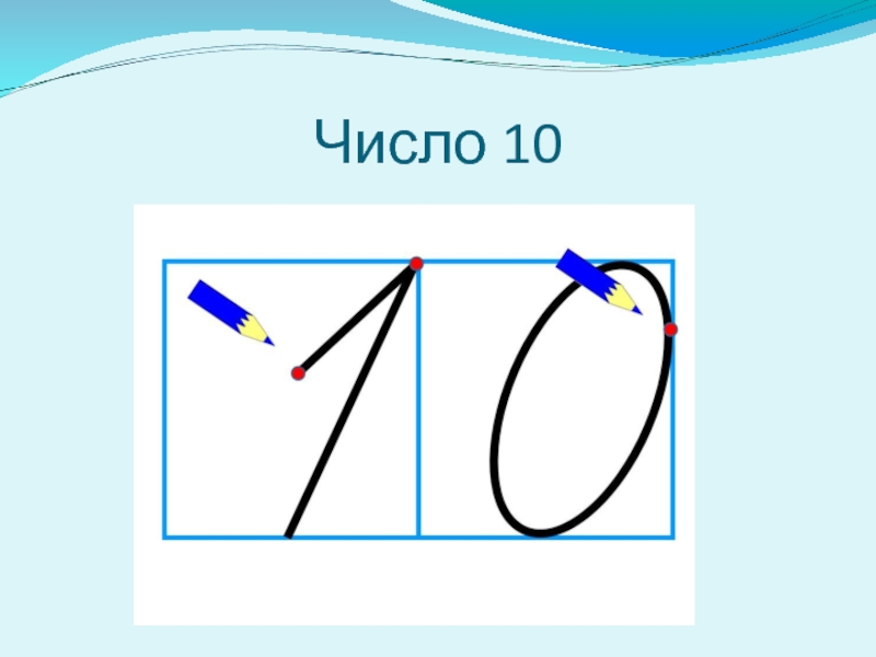 Цифра 10 число 10 презентация