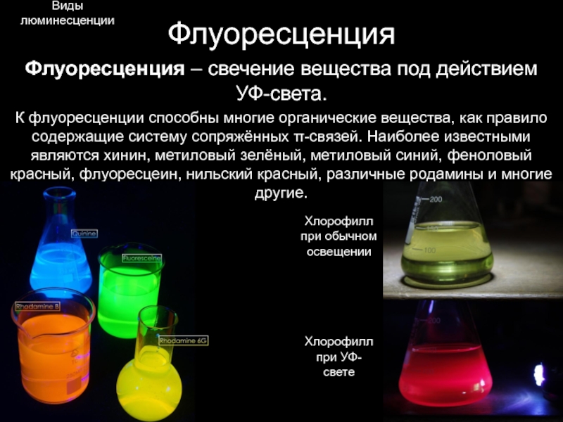 Освещение веществ. Виды люминесценции. Люминесценция виды люминесценции. Флуоресценция вещества. Люминесценция флуоресценция и фосфоресценция.