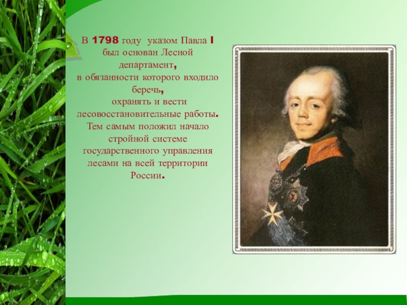 Самый положенный. Лесной Департамент 1798. 1798 Год указ Павла. Указ Павла 1 о Лесном. 1798 Год кто правил.