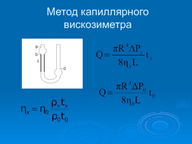 Капиллярный вискозиметр