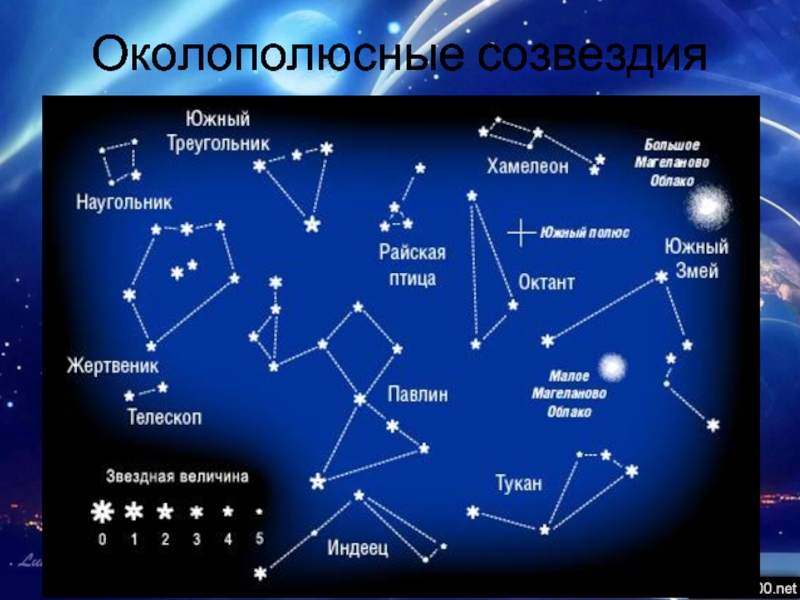 Созвездия на небе и их названия фото