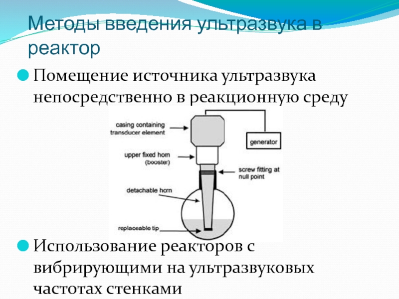 Ультразвуковая обработка материалов презентация