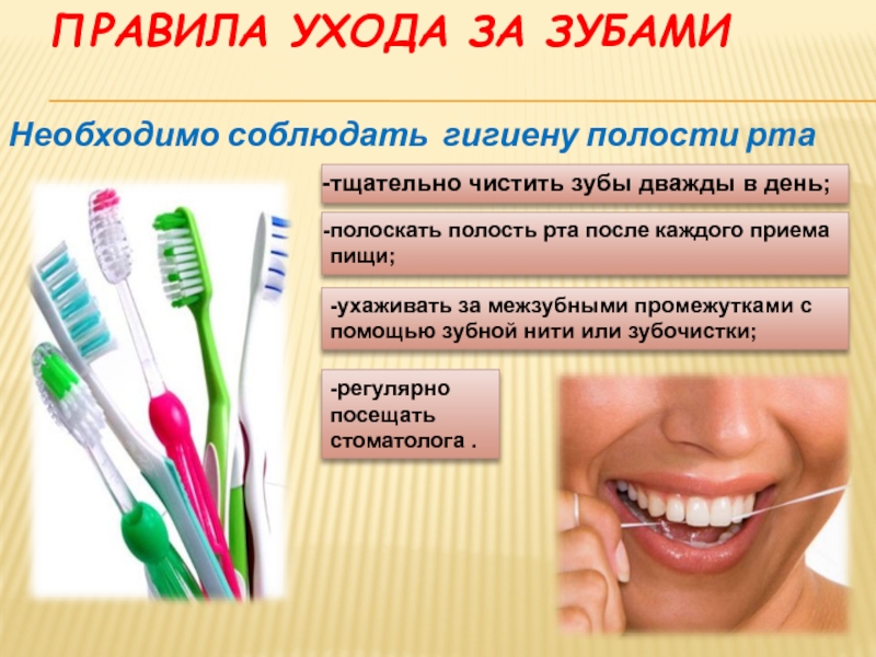 Презентация oral hygiene