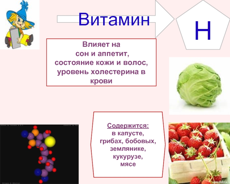 Презентация витамины 5 класс технология