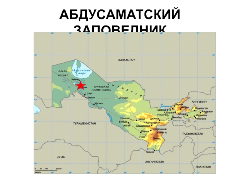 Карта узбекистана для презентации