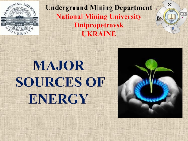 MAJOR Sources of energy