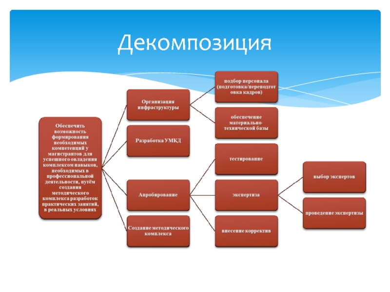 Структура декомпозиции проекта