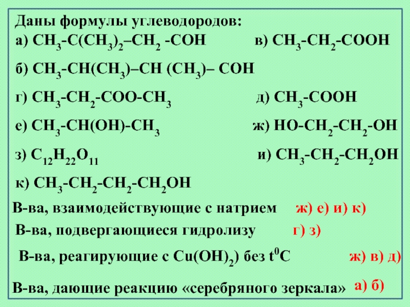 Презентация гидролиз органических веществ