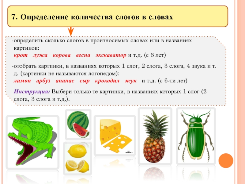 Сколько слогов в словах салат