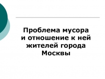 Проблема мусора