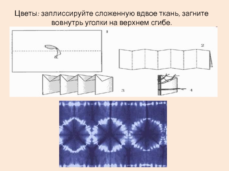 Узелковый батик схемы